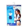 Stewardess Costume - S/M - Blue/White